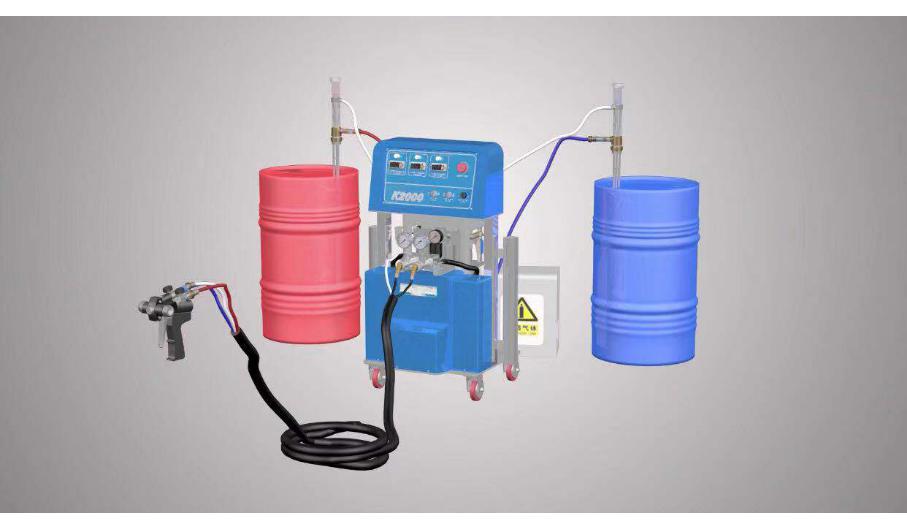 Working principle of polyurethane foaming machine Shandong Reanin